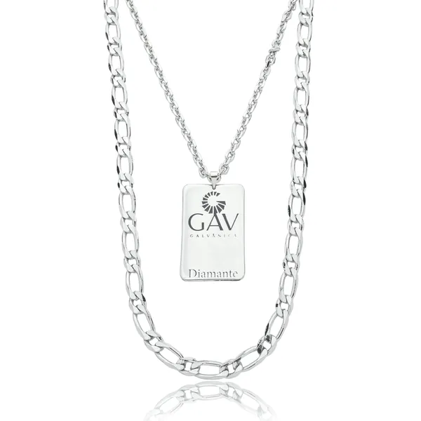 Corrente com banho Diamante